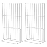 VANZACK 2 Stück Freezer Wire Divider aus Langlebigem Eisen Verstellbar Höhe Einfacher Werkzeugloser Einbau Gefrierschrank Organizer für Flexible Tiefkühltruhe Aufteilung