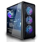 SYSTEMTREFF Basic Gaming PC AMD Ryzen 7 8700G 8x5.1GHz | AMD Radeon 780M 4K HDMI DX12 | 1TB M.2 NVMe | 32GB DDR5 RAM | WLAN Desktop Computer Rechner für Gamer, Zocker