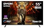 DYON ULTIMAX 55U-TI - 55 Zoll (139 cm) Fernseher (4K Ultra-HD Smart TV, Tizen OS, Triple Tuner (DVB-C/-S2/-T2), Samsung Smart & Gaming Hub, Prime Video, Netflix, Disney+) [2024]