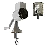 Kartoffelreibe Reibemaschine mit 2 Trommeln und Zwinge
