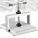Flachbettpresse Manuelle Bindemaschine zum Abflachen und Knicken von Büchern, robuster Buchbinder mit doppelter Balancestange und 1500 kg Druck zum effizienten Abflachen von Gutscheinbüchern