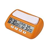 WYLZLKX Professionelle Schachuhr Kompakte Digitaluhr Countup Down Timer Brettspiel Stoppuhr Wettbewerb Stundenzähler