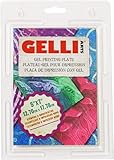 Gelli Arts GL5x7 Druck Teller 5 x 7 Zoll, Synthetic Material, druchsichtig, 12.70 cm x 17.78 cm