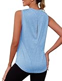 Gyabnw Damen Yoga Tanktops Ärmelloses Sportshirt Outdoor Aktivitäten Fitness Running Workout Lauftop Oberteile