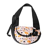 Hundetragetasche | verstellbare Transporttasche für kleine Haustiere – Schal für Kätzchen – für draußen, Einkaufen, Camping, tägliche Spaziergänge