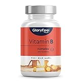 Vitamin B Komplex Forte - 200 vegane Tabletten (7 Monate) - Alle 8 B-Vitamine in 1 Tablette - B1, B2, B3, B5, B6, B7, B9, B12 - Laborgeprüft & ohne unerwünschte Zusätze in Deutschland hergestellt