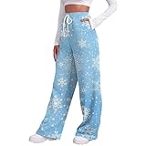 Generisch Jogginghose Damen Sporthose Baggy Laufhosen Stoffhose mit Taschen High Waist Trainingsanzug Bequeme Sweathose Streatwear Freizeithose Y2K Wide Leg Hose Hose Mädchen S-XXL