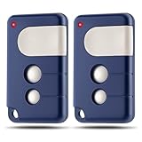 pepape 2 Stück Garage Handsender Kompatibel mit Chamberlain LiftMaster MotorLift 84335EML, 84333E, 94333E, 433,92MHz Garage Fernbedienung Handset für MotorLift ML500, ML700