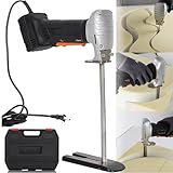 ZenSeFarin Säbelsägemaschine Zum Schneiden Von Schaumstoff, Elektrischer Sägeschwammschneider, Professionelle Säbelsäge Für Schaumstoffschwamm, Schaumstoffmesser, Styropor-Schneidwerkzeugset AC-30CM