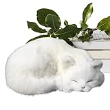 Plüschkatze – realistische Katzenpuppen, ideal für Geschenke und Dekoration des Hauses | Hochwertiges Plüschmaterial, weich und bequem, perfekt für Liebhaber