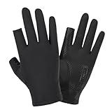 Poo4kark Outdoor Schutzhandschuhe Autohandschuhe Segelhandschuhe Kajakhandschuhe Paddelhandschuhe Ruderhandschuhe Handschuhe Sonnenhandschuhe Sonnenhandschuhe Angelhandschuhe (Black, 21.5x7.5cm)