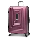 REDOLZ sehr großer Hartschalen L+ Trolley | 52 x 34 x 77 cm | mit Dehnfalte von 123 auf 140 Liter erweiterbar | Ultra-leicht nur 4,4 kg (Essentials 14)