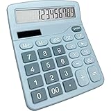 Newaner Taschenrechner, Tischrechner mit 12-Stelligem Großem LCD-Display, Mini Taschenrechner Standard Funktion für Büro, Zuhause und Schule, Tischtaschenrechner mit Großem Tasten, Blau