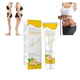 Schnell Fett verbrennende und festigende Creme, Fett verbrennende Creme für Bauch, Anti-Cellulite-Creme, Cellulite-Entferner für Oberschenkel und Hintern, für Frauen/Männer Gewichtsverlust