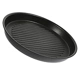 VALICLUD Steak-grillplatte Camping-pfanne Braten Campingkochen Steakpfanne Zum Grillen Mehrzweckgrill Holzkohlegrill Pfanne Für Grill Grillpfanne, Herdplatte Nicht Aluminium Black