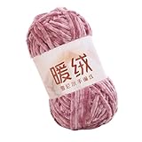 Weiches Häkelgarn, 80 m, Baumwolle, 100 g, weiche Babydecke zum Häkeln, Weben, Pullover, Schals, Mützen