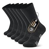 Ruixue Merino Wandersocken Herren Damen 3 Paar Atmungsaktiv Outdoor Trekkingsocken, Sportsocken, Arbeitssocken, Laufsocken, Anti-Rutsch & Anti-Blasen für Wanderungen, Sport & Alltag