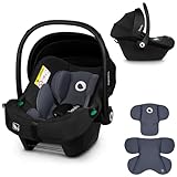 LIONELO ASTRID i-Size Baby Autositz 40-87 cm, Babyschale Gruppe 0+, Rückwärtsgerichtete Montage, 3-Punkt-Sicherheitsgurt Seitenschutz, Sitzeinlage Dri-Seat