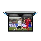 XTRONS 15,6“ Digital TFT 16:9 FHD Bildschirm für Auto Bus unterstützt 1080P Video Auto Overhead Player Auto Monitor mit HDMI Port Automosphäre LED Licht Windows CE für Urlaub
