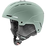 uvex Stance - robuster Skihelm für Damen und Herren - individuelle Größenanpassung - optimierte Belüftung - Oxid Green matt - 51-55 cm