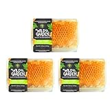 Wild Garden 100 % reine Gourmet-Wabe, 100 % natürlich, ohne Zusatzstoffe, ohne Konservierungsstoffe, aus den türkischen Bergen, 200 g, 3 Stück