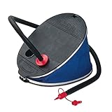 Intex 68610E Giant Bellows Fußpumpe - Luftpumpe - 30 cm - Mit 3 Düsenaufsätze Schwarz