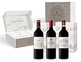 Geschenkset Goldmedaillengewinner Bordeaux-Wein - Rotwein Trocken : Château du Lort - La Croix Montlabert - Châteaux Tour Prignac (3 x 0,75 l)