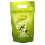 Lindt LINDOR Schokoladen Pistazie | 1 kg Beutel, wiederverschließbar | ca. 80 Kugeln Milch-Schokolade mit zartschmelzender Pistaziencrèmefüllung | Großpackung, Pralinen-Geschenk