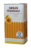 2 x 5 Liter Sinus Holzlasur / Holzschutzlasur - verschiedene Farbtöne (Kiefer)