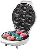 Rosenstein & Söhne Mini Donut Maschine: Mini-Donut-Maker, antihaftbeschichtet, 1.000 Watt (Donut Maschine für Zuhause, Donut-Waffeleisen, Haushalt)