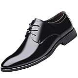 Herrenschuhe mit Zehenkappe aus Leder, Sommerschuhe, Freizeitschuhe, atmungsaktiv, rutschfeste Küchenschuhe, Schwarz , 41 1/3 EU