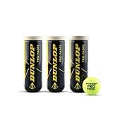 Dunlop Pro Padel – Padel Bälle für Wettkämpfe und Turniere (1x3er Dose)
