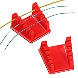 2stk Lötstation Klemme, Lötstation Halter Lötkolbendrahthalter Dritte Hand Löten mit 5 Schlitzen Magnetfuß Geeignet für Drähte Verschiedener Größen(Rot)