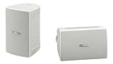 Yamaha NS-AW194 (WH) 2-Wege Außenlautsprecher (80 Watt, 85dB) weiß