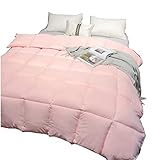 BODHIS Baumwollbettdecke mit dicken, warmen Gänsedaunen für Herbst und Winter, Federdecken, Daunendecke (200 x 2304 kg)