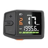 24 V 36 V 48 V Elektrofahrrad LCD -Panel, DZ41 Water Proof 2 Zoll OLED Electric Scooter Farbbildschirm für den mittleren Antriebsmotor für UART -Protokoll