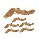 GRADENEVE 6 Stück Teiliges Jute Feueranzünder Natürlicher Leichter Outdoor Feuerstarter für Camping Grill und Survival Schnell Entflammbar Kompakt und Vielseitig für Wanderungen und
