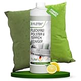 FLOTEX Teppichreiniger & Polsterreiniger Konzentrat 1L | Waschsauger Reinigungsmittel für Sofa, Teppich & Textilien | Teppichreiniger Waschsauger Mittel mit Citrus Duft | Made In Germany