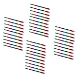 40 Stück 4-in-1 Regenbogen-Buntstifte in Regenbogenfarben, Buntstifte, Buntstifte für Kinder, Kunst, Zeichnen