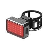 USB Wiederaufladbare LED Fahrradblitzschwanz Hecklicht Fahrrad Fahrrad Rücklicht Fahrradpfropf Wasserdicht 100 Lm 28LED Lighting Bike Schwanzleuchte Auf