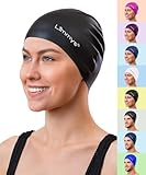 Limmys Badekappe Damen - 100% Silikon Badekappe - Hochwertige Qualität - Dehnbare und Bequeme Badehaube Damen- Erhältlich in Verschiedenen Attraktiven Farben