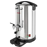 Caytime Teemaschine A6 - Teeautomat, isoliert mit Doppelwand - Samowar, Semaver 6 Liter