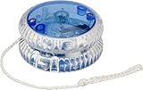 noTrash2003 Leucht JoJo - YoYo - Yo-Yo in blau mit Batterien Spielspass für Mädchen, Jungs und für Erwachsene