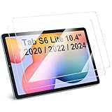 Fintie 2 Stück Schutzfolie für Samsung Galaxy Tab S6 Lite 10.4 2024/2022/2020 - Klare HD Bildschirmschutzfolie, 9H Härte, Kratzfeste Displayschutzfolie, Screen Protector Folie