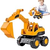 Nzoike Sandspielzeug Bagger Sandkasten,Verwendung Kipplaster Bagger Strandspielzeug Auto,Reifen aus Softmaterial,Spielstabil Sandspielzeug ab 1-5 Jahr Mädchen Junge Sommerspielzeug (1 PCS)