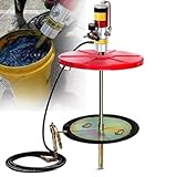 JINTAOMA 50:1 Druckluft-Fettpumpe, Druckluft-Fettpresse In IndustriequalitäT, Mit 16 Fuß öLleitung, 0,85 L/Min, FüR WerkstäTten Und BAU