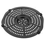 ABOOFAN Pommes Frites Grillplatte 18cm aus Kohlenstoffstahl Ersatzplatte für Heißluftfritteuse Antihaftbeschichtet und Hitzebeständig für Vielseitige Zubereitung im Haushalt