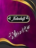 Notenbuch Schlagzeug DIN A4 Notenheft Schlaginstrumente Musikunterricht Trommeln Notenlinienheft Große Lineatur Glockenspiel Maracas Glocken Triangel ... Xylophon Rasseln Musiker Gongs B13B
