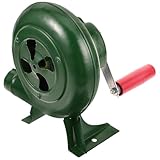 BCOATH Handbetriebener Bbq Ventilator Tragbarer Outdoor Feuerbläser aus Manueller Grill Gebläse für Camping Picknick und Schnelles Anzünden Kompakt und Einfach zu Bedienen