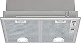 Bosch DHL555BL Serie 4 Lüfterbaustein, 53 cm breit, Um- & Abluft, Made in Germany, LED-Beleuchtung gleichmäßige Ausleuchtung, Schiebeschalter, 3 Leistungs- & 1 Intensivstufe